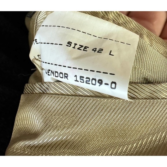 VTG Mens OPTIONS by STAFFORD 100% Camel Hair Sport Coat sz 42L - Picture 6 of 8